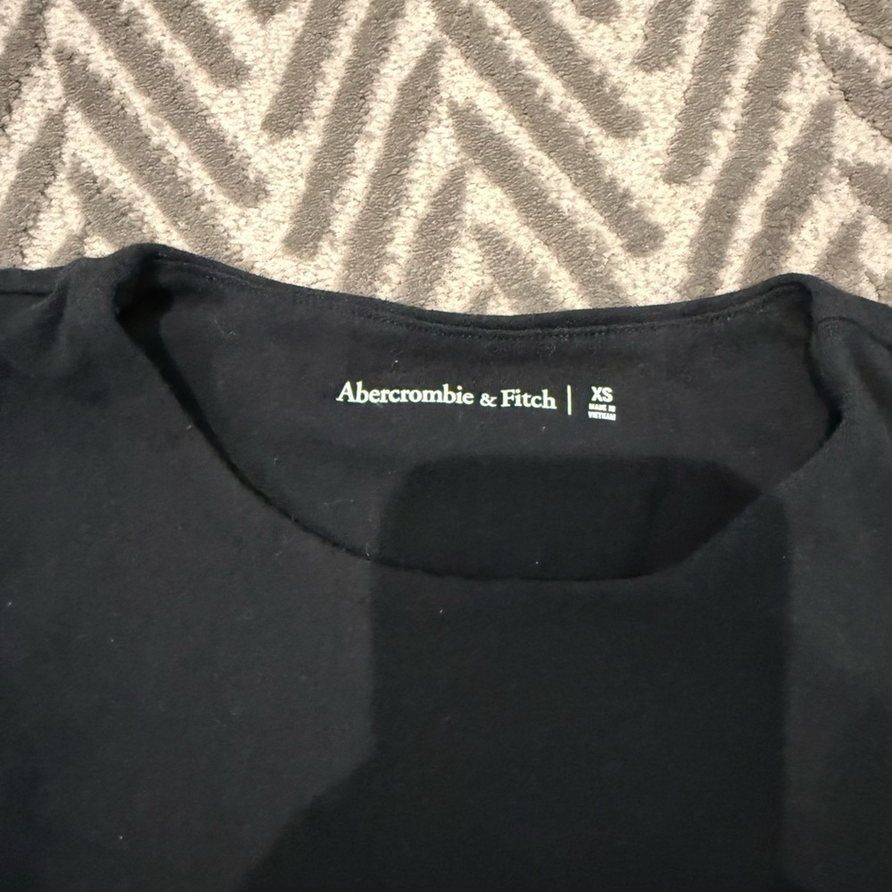 Abercrombie & Fitch Black Scoop Neck Bodysuit - Picture 2 of 2